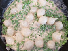 Creamed Pearl Onions and Peas